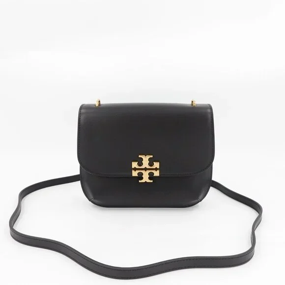 Tory Burch Eleanor Slim Saddlebag Black OS - Picture 8 of 16